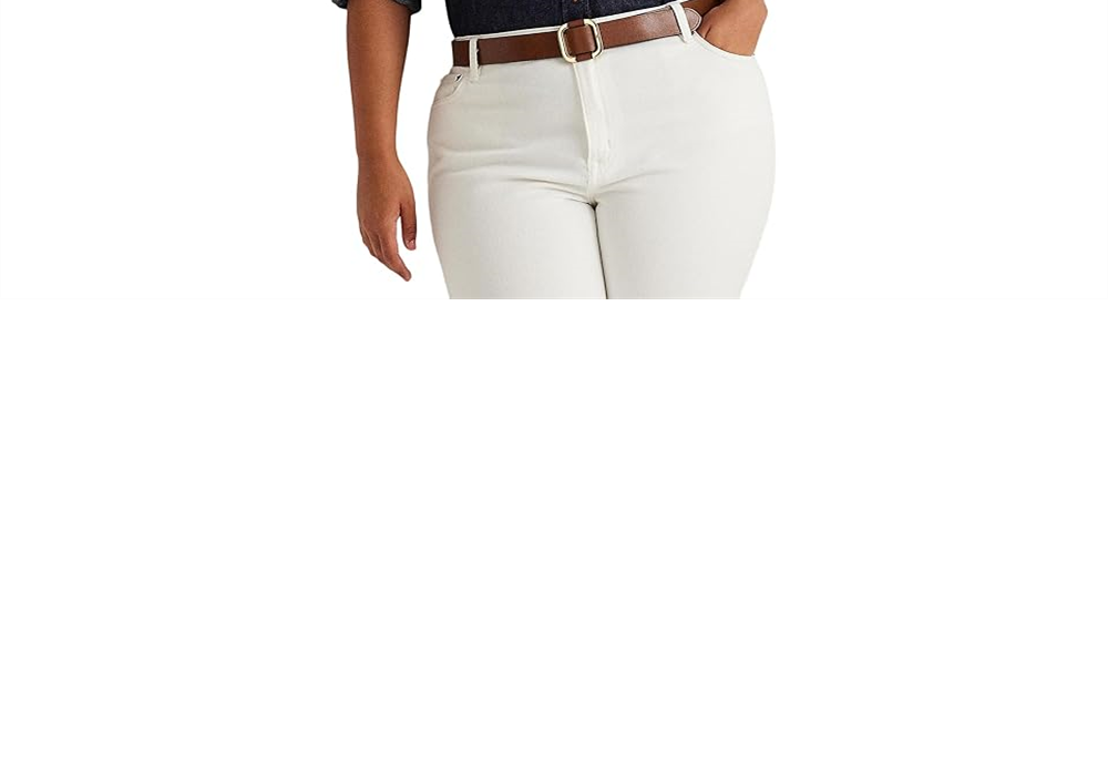 LAUREN Ralph Lauren Plus-Size Denim Shirt Blue Size 2X
