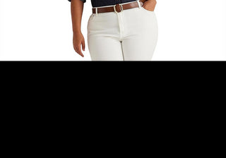 LAUREN Ralph Lauren Plus-Size Denim Shirt Blue Size 2X