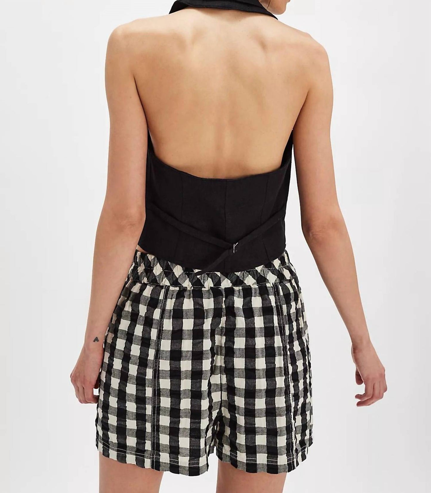 Free People - Seersucker Pull-On Shorts