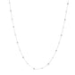 Stefano Oro 14K Gold "Spritz" & Bead Station Choice of Length Necklace