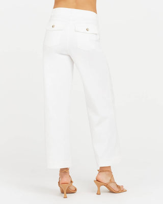 Spanx - STRETCH TWILL CROPPED WIDE LEG PANT