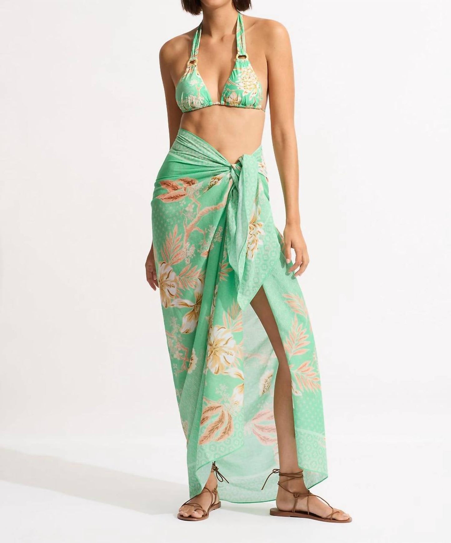 Mint - Women's All In One Beach Sarong