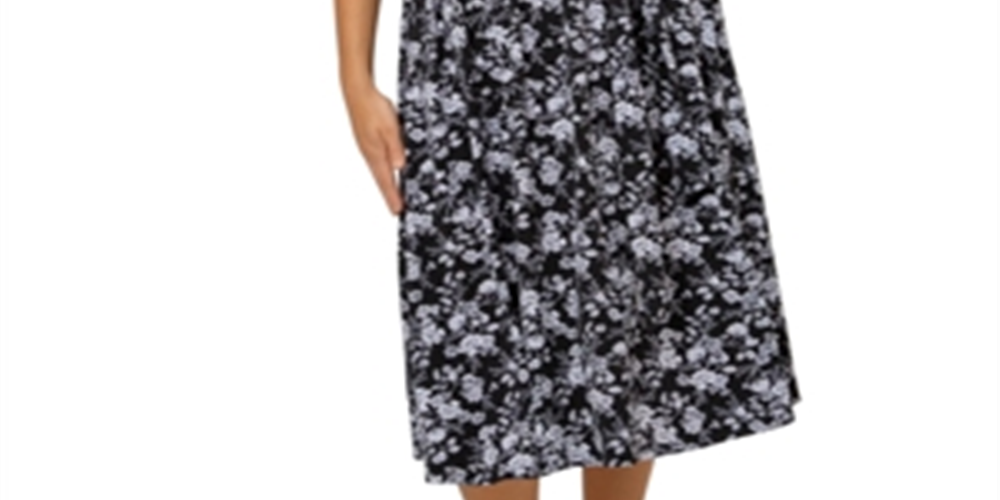 Leota Women's Mindy Midi Skirt Black Size Medium