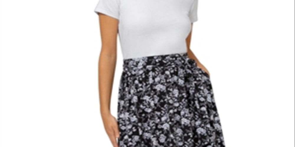 Leota Women's Mindy Midi Skirt Black Size Medium