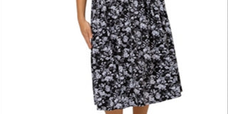 Leota Women's Mindy Midi Skirt Black