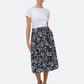 Leota Women's Mindy Midi Skirt Black