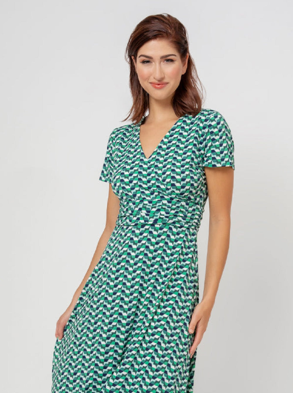 Leota Women's Amiya Dress Green Size Small