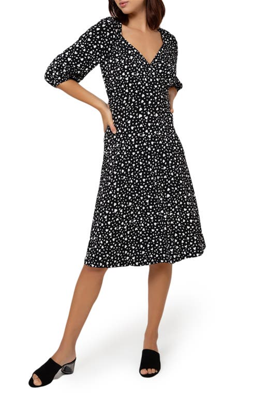 Leota Women's Becca Sweetheart Dress Black Size X-Small