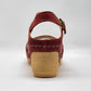 Kcr Group - Women's Wedge Leather Sandal