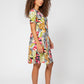 Leota Women's Maci Short Sleeve Jersey Dress Yellow Size XX-Large