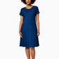 Leota Women's Maci In Rib Knit Dress Blue Size Small