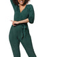 Leota Women's Gabby Geo Print Jumpsuit Green