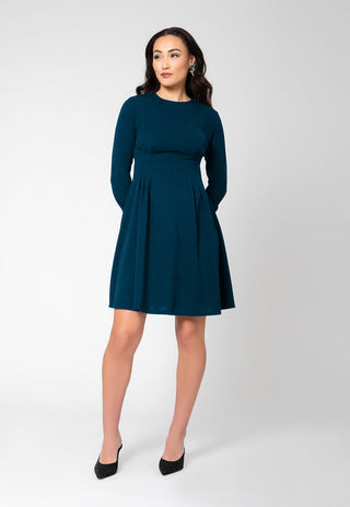 Leota Women's Lara Fit And Flare Dress Green Size Large