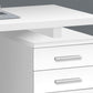 Computer Desk for Home Office Laptop with Reversible Storage Drawers