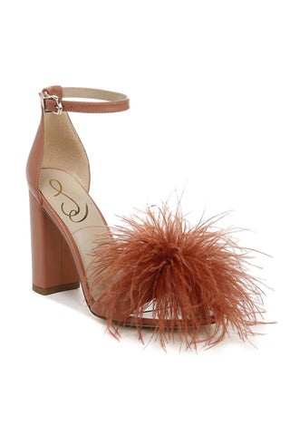 Sam Edelman - Women's Yaro Feather Heel Sandals