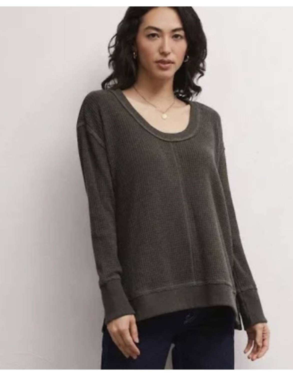 Z Supply - Willow Waffle Long Sleeve Top