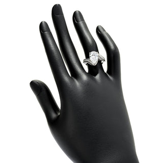 Brilliante 3.75 DEW Simulated Diamond Bypass Style Ring