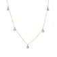 Gems of Distinction 14K Gold 1.00ctw Diamond Charm Station Necklace