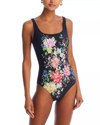 Johnny Was - Metalli Notte One Piece Tank Suit