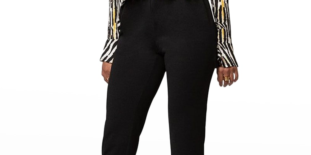 Leota Women's in Inky Zebra Jennifer Top Black Size S