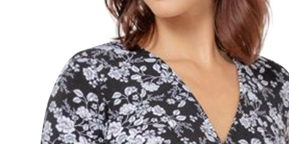 Leota Women's Perfect Maxi Wrap Dress Black Size X-Small