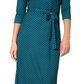 Leota Women's Perfect Wrap Maxi Dress Blue Size M