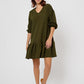 Leota Women's Luna In Kalamata Dress  Green Size Large