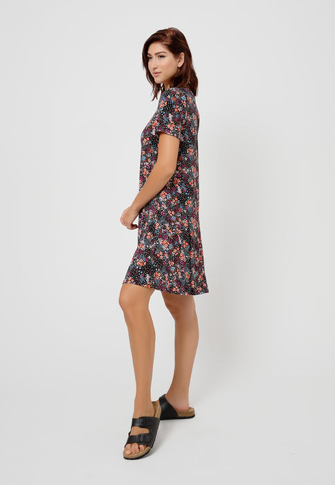 Leota Women's Serenity In Confetti Floral Dress Purple