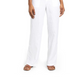 Caslon Women's White Linen Blend Pants Size X-Large