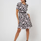 Leota Women's Mackenzie In Classic Flora Dressl Black Size Small