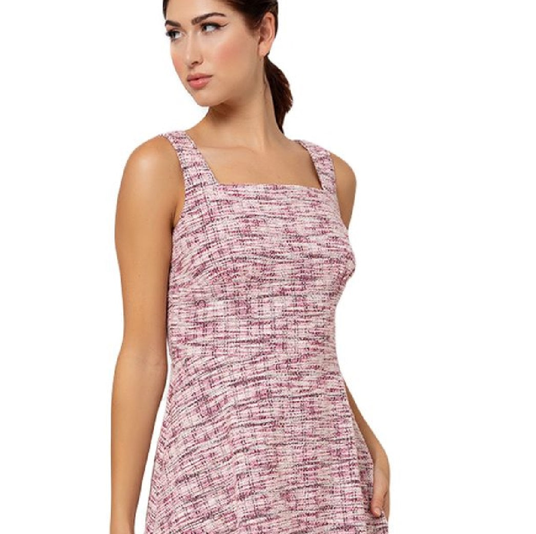 Leota Women's Ariana Sleeveless Fit & Flare Dress Pink