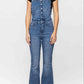 Judy Blue - Tummy Control Overall Flare Jeans