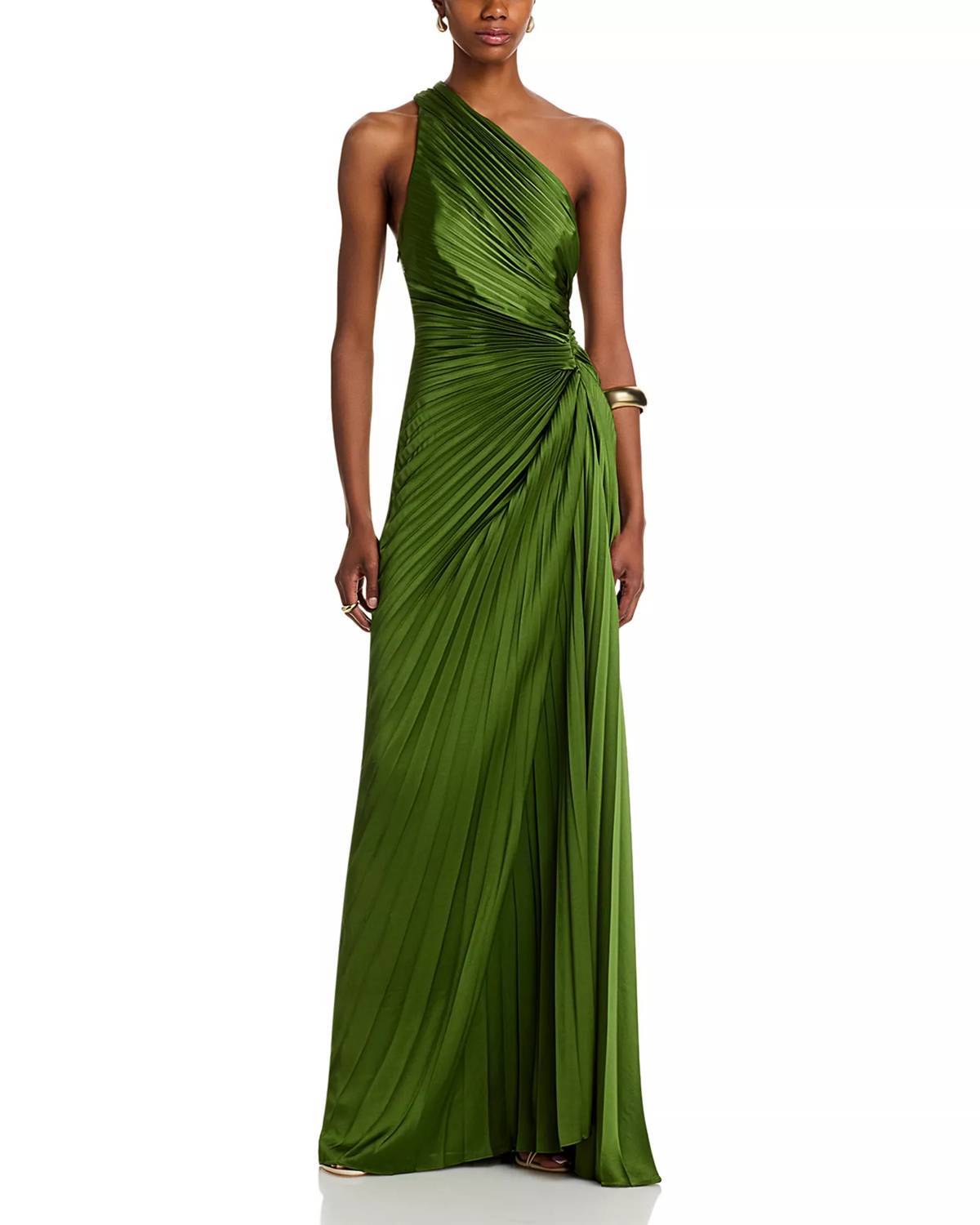 A.L.C. - Lara Pleated One Shoulder Gown