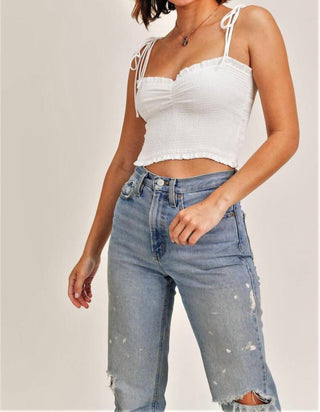 Reset By Jane - Silky Smocked Tank Top