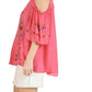 Umgee - Floral Embroidered Peasant Top