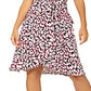 Leota Women's Brandy Dress in Brushstroke Leopard Fruit White Size XS