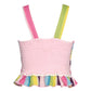 Baby Sara - Girls Knit Striped Short Set