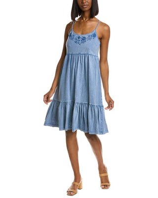 Leota Women's Esmeralda Dress in Chambray Lord & Taylor Blue