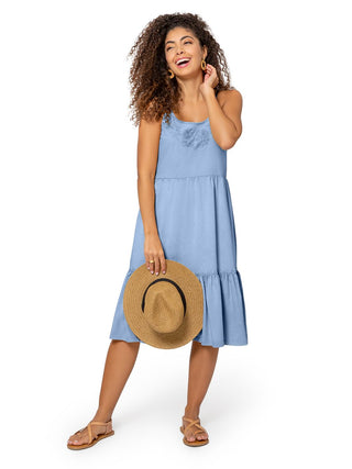 Leota Women's Esmeralda Dress in Chambray Lord & Taylor Blue