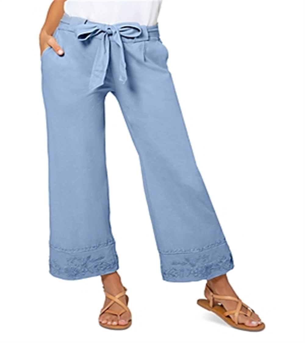 Leota Women's Lupita Culottes Dress in Chambray Blue 2XL Lord & Taylor Blue Size XXL