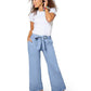Leota Women's Lupita Culottes Dress in Chambray Blue Large Lord & Taylor Blue Size L