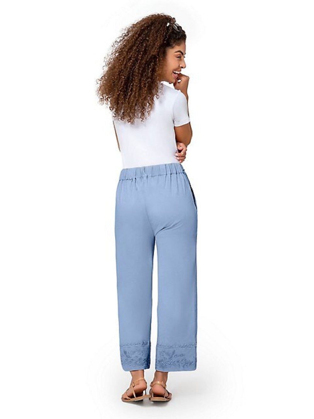 Leota Women's Lupita Culottes Dress in Chambray Blue XL Lord & Taylor Blue Size XL