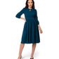 Leota Women's Iman Dress Blue Size S