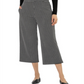 Leota Women's Judy Grid Print Culotte Pants Black Size L