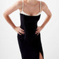 French Connection - Azra Twill Corset Strappy Dress