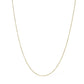 MAYAMAR 24K Gold Plated Choice of Length Oval Rolo Link Chain Necklace