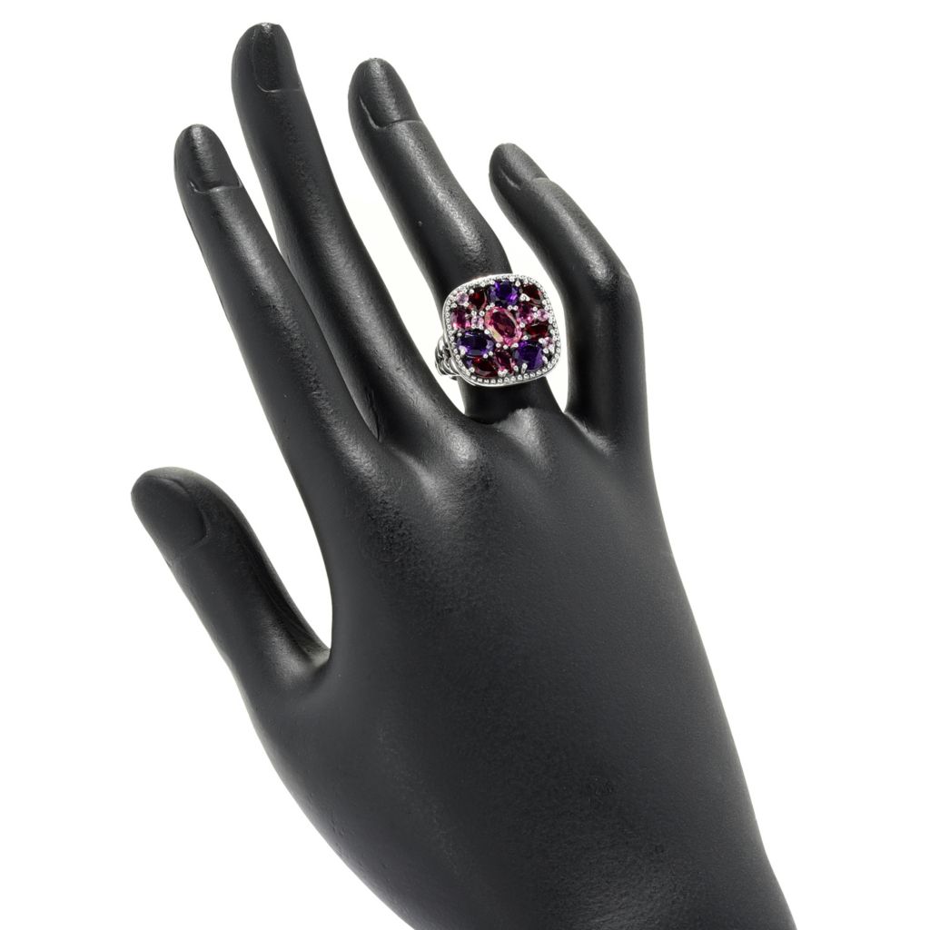 Artisan Silver by Samuel B. Choice of Gem Mosaic Ring, 6.5 grams