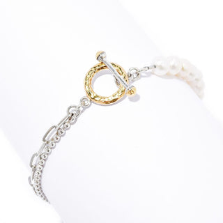 Artisan Silver by Samuel B. Choice of Gem Bead & Chain Bracelet