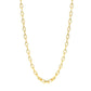 MAYAMAR 24K Gold Plated Bold Box Link Chain 18" Necklace