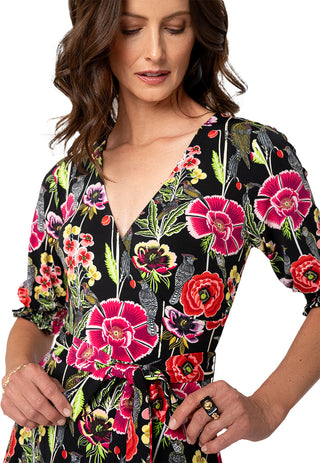 Leota Marlo Dress Solid Barbados